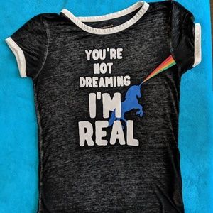 Arizona jeans marble soft graphic tee unicorn M